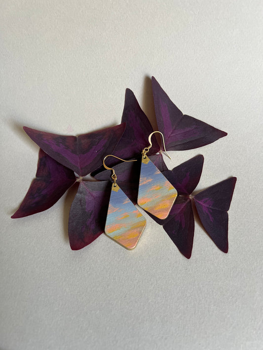 Boucles d’oreilles Coucher de Soleil. 7