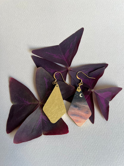 Boucles d’oreilles Coucher de Soleil. 10
