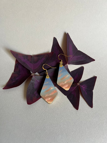 Boucles d’oreilles Coucher de Soleil. 1