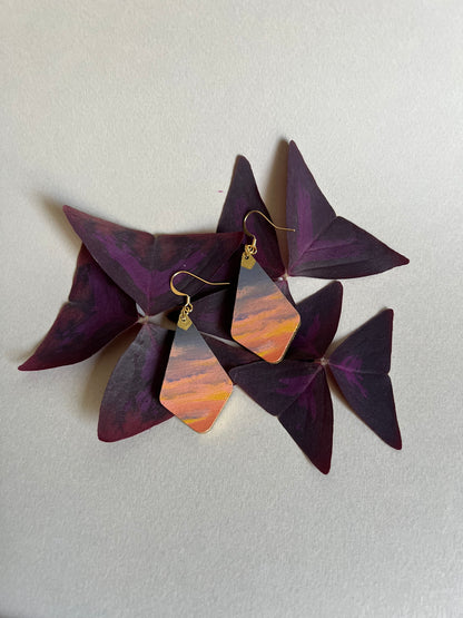 Boucles d’oreilles Coucher de Soleil. 5