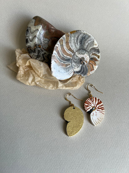 Boucles d’oreilles Nautile
