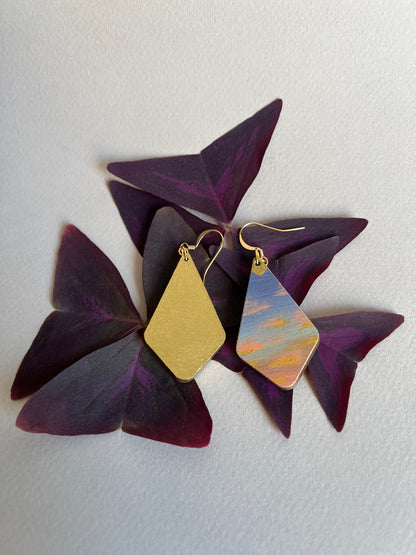 Boucles d’oreilles Coucher de Soleil. 7