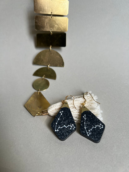 Boucles d’oreilles Constellation du Poisson