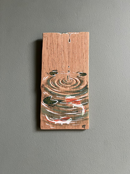 Goutte d’eau et Carpes Koï