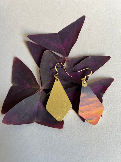 Boucles d’oreilles Coucher de Soleil. 5