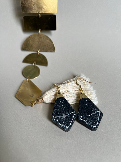 Boucles d’oreilles Constellation du Capricorne