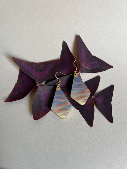 Boucles d’oreilles Coucher de Soleil. 9