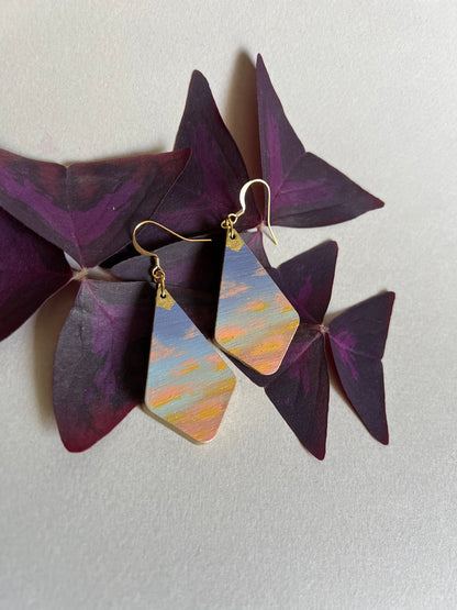 Boucles d’oreilles Coucher de Soleil. 7