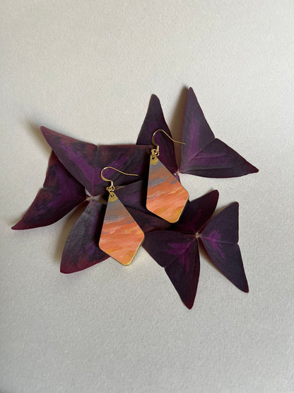 Boucles d’oreilles Coucher de Soleil. 2