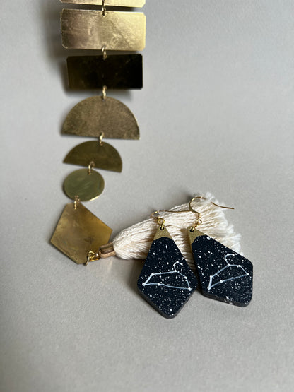 Boucles d’oreilles Constellation du Lion