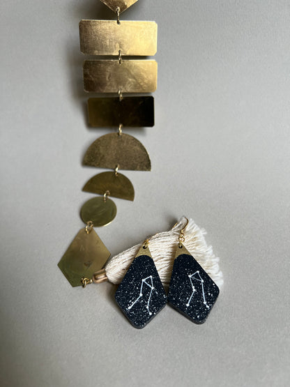 Boucles d’oreilles Constellation de la Balance