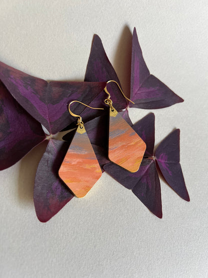 Boucles d’oreilles Coucher de Soleil. 2