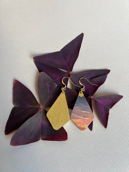 Boucles d’oreilles Coucher de Soleil. 6