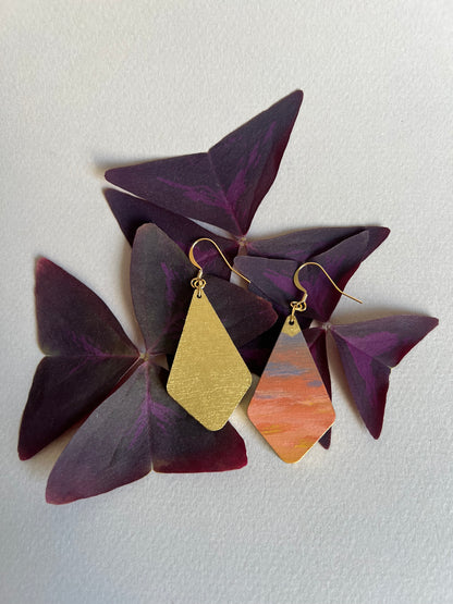 Boucles d’oreilles Coucher de Soleil. 2