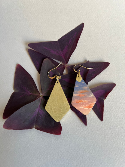 Boucles d’oreilles Coucher de Soleil. 4