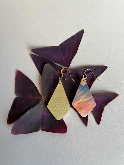 Boucles d’oreilles Coucher de Soleil. 8