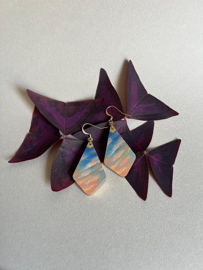 Boucles d’oreilles Coucher de Soleil. 3