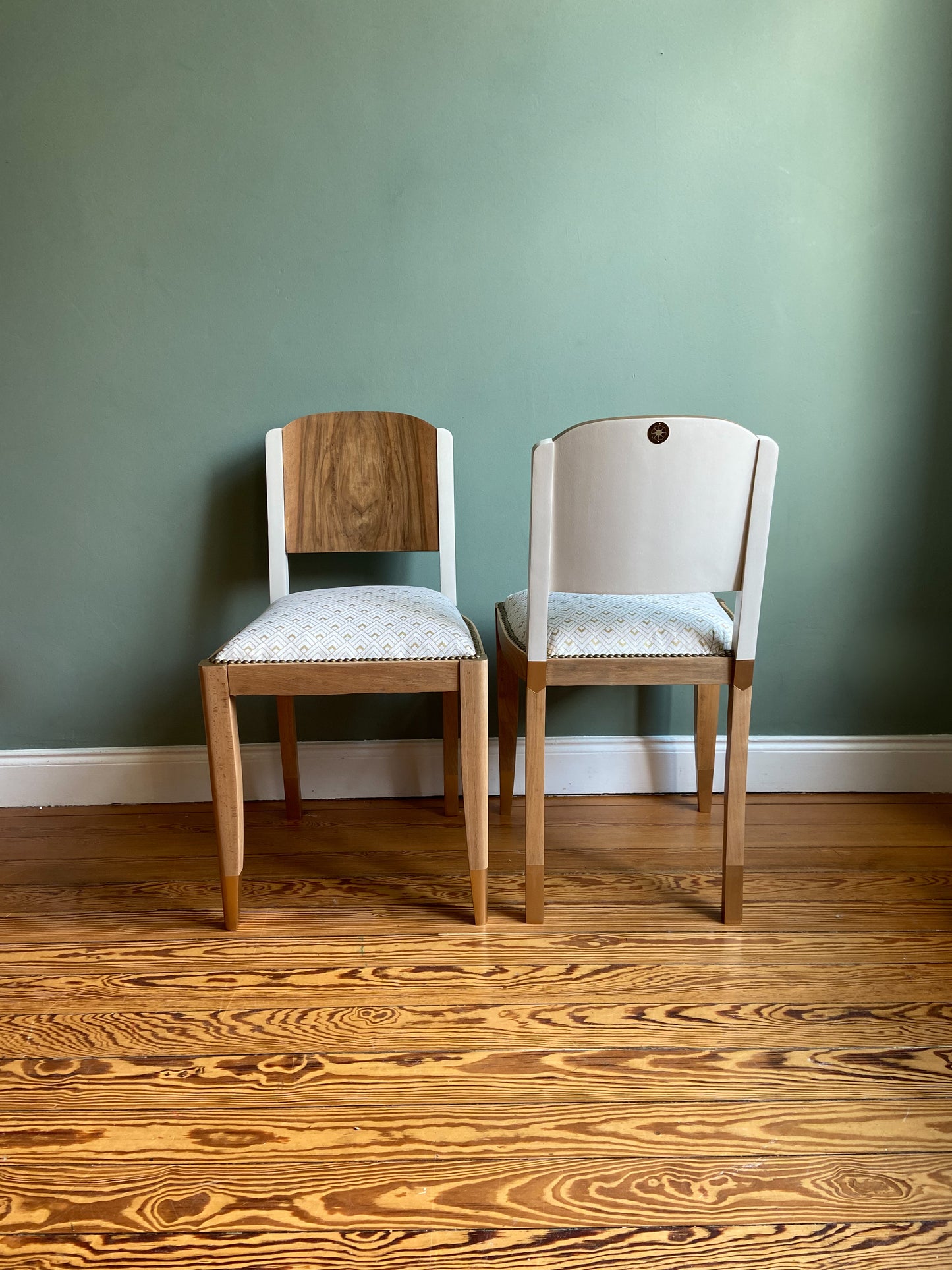 Duo de chaises Art Déco