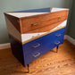 Commode vintage color block